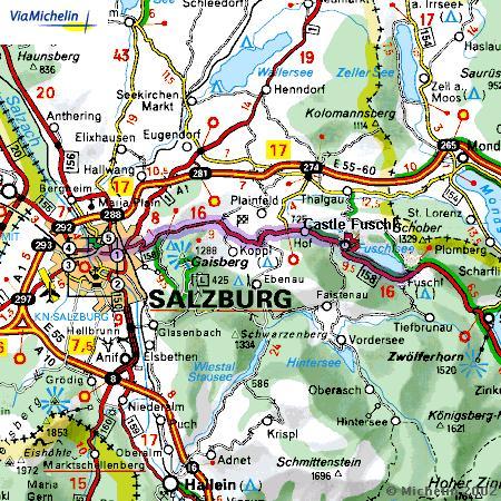 Taxi von Salzburg nach Schloss Fuschl