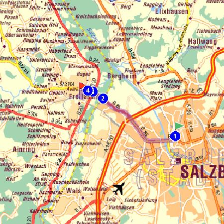 Taxi von Salzburg nach Freilassing