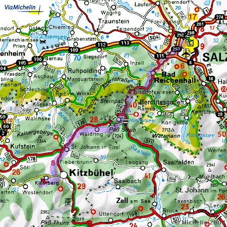 Taxi from Salzburg to Kirchberg - Tirol