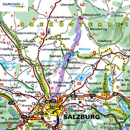 Taxi von Salzburg nach Mattighofen