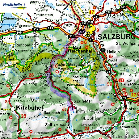 Taxi from Salzburg to Saalfelden